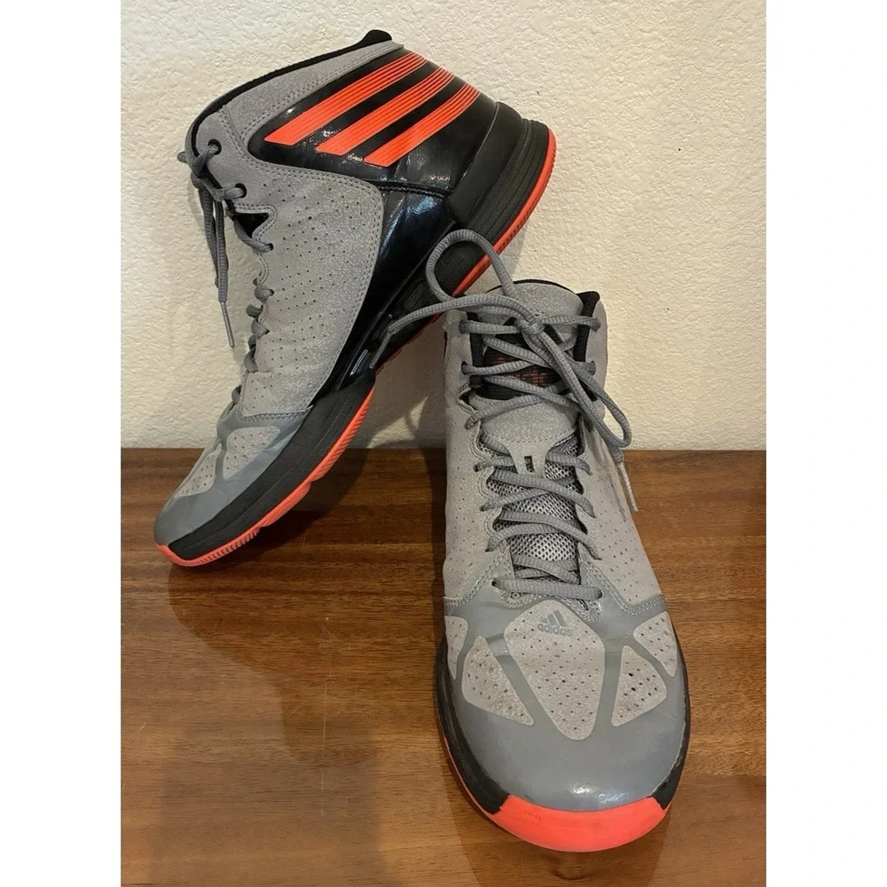 Adidas Mad Handle Torsion System Gray Red Men's Basketball Shoe Size 11 US